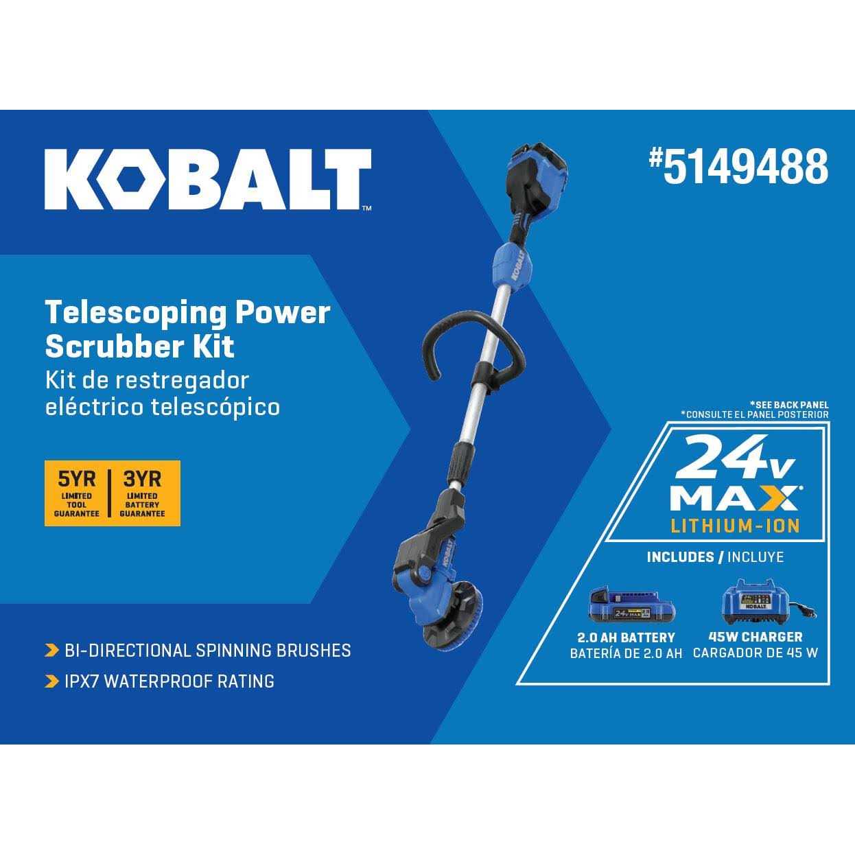 Kobalt Aluminum Pressure Washer Telescoping Wand KTB 1024A-03