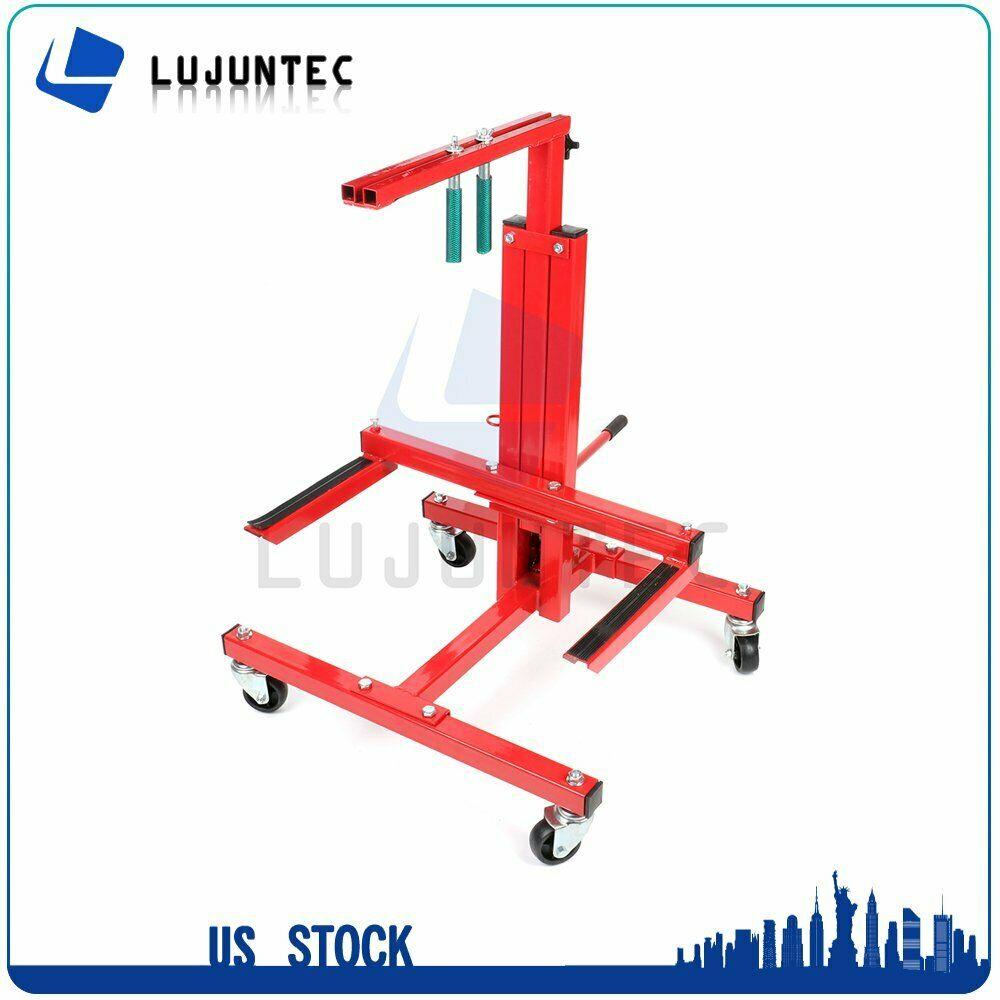 New Hydraulic Press Car Door Jack Lift Stand and Bumper Handler Stand Red