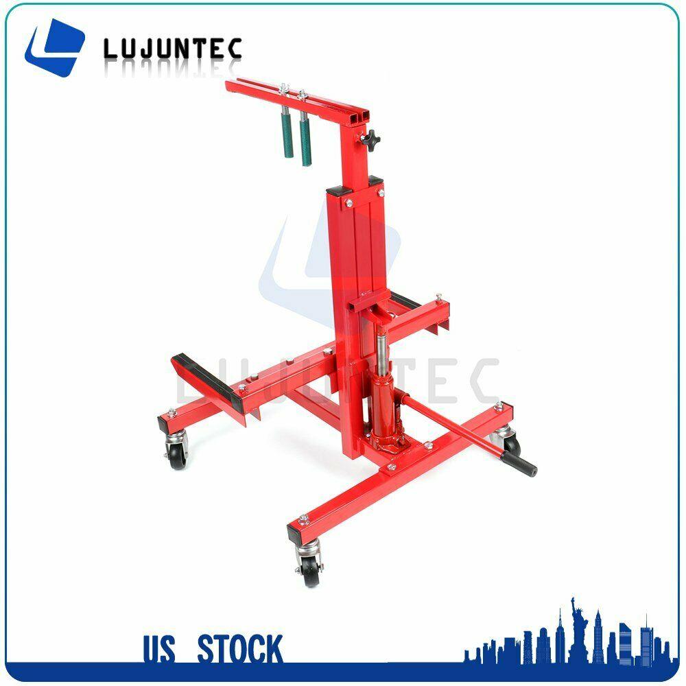 New Hydraulic Press Car Door Jack Lift Stand and Bumper Handler Stand Red