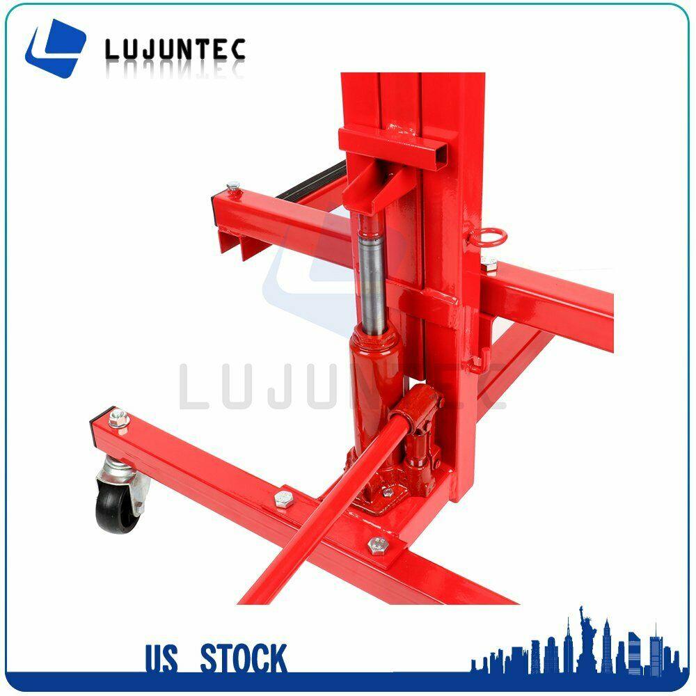 New Hydraulic Press Car Door Jack Lift Stand and Bumper Handler Stand Red