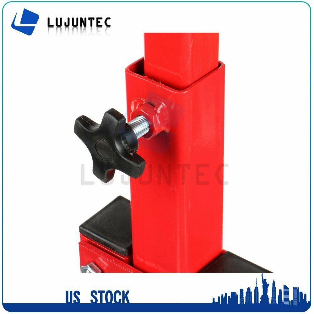 New Hydraulic Press Car Door Jack Lift Stand and Bumper Handler Stand Red