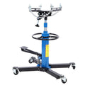 2 Stage 1100Lbs Hydraulic Transmission Jack w/ 360°Swivel Wheels Lift Hoist