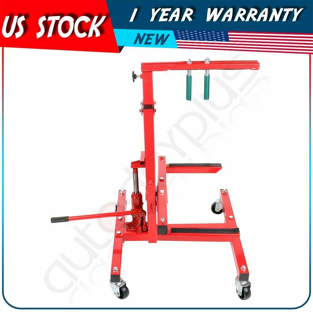 NEW  Autobody Mobile Rolling Door Bumper & Hydraulic Press Jack Stand Dolly