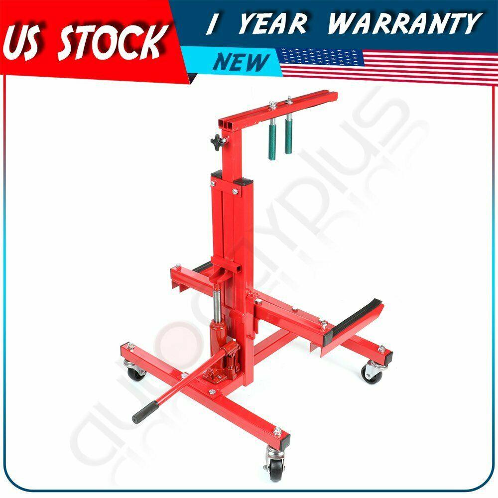 NEW  Autobody Mobile Rolling Door Bumper & Hydraulic Press Jack Stand Dolly