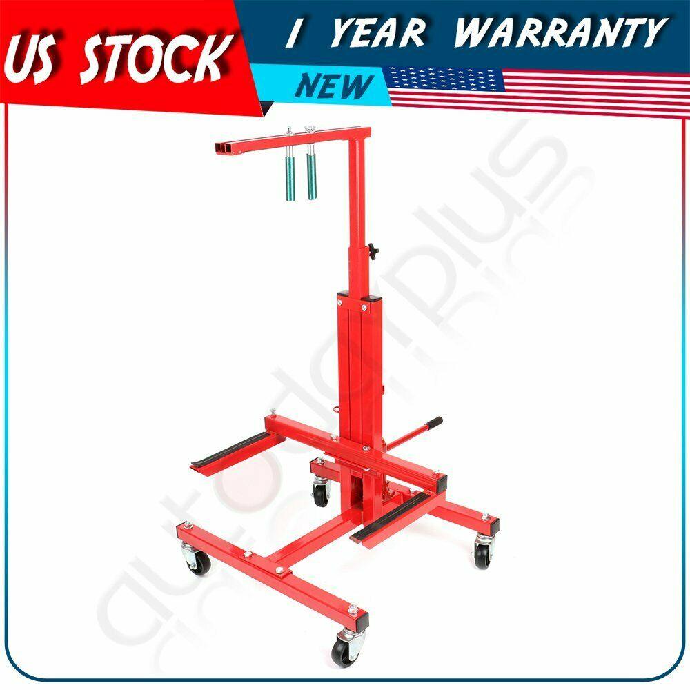 NEW  Autobody Mobile Rolling Door Bumper & Hydraulic Press Jack Stand Dolly