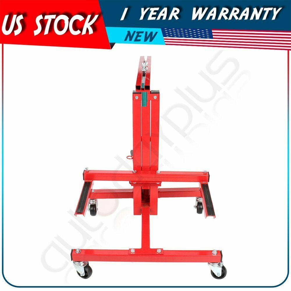 NEW  Autobody Mobile Rolling Door Bumper & Hydraulic Press Jack Stand Dolly