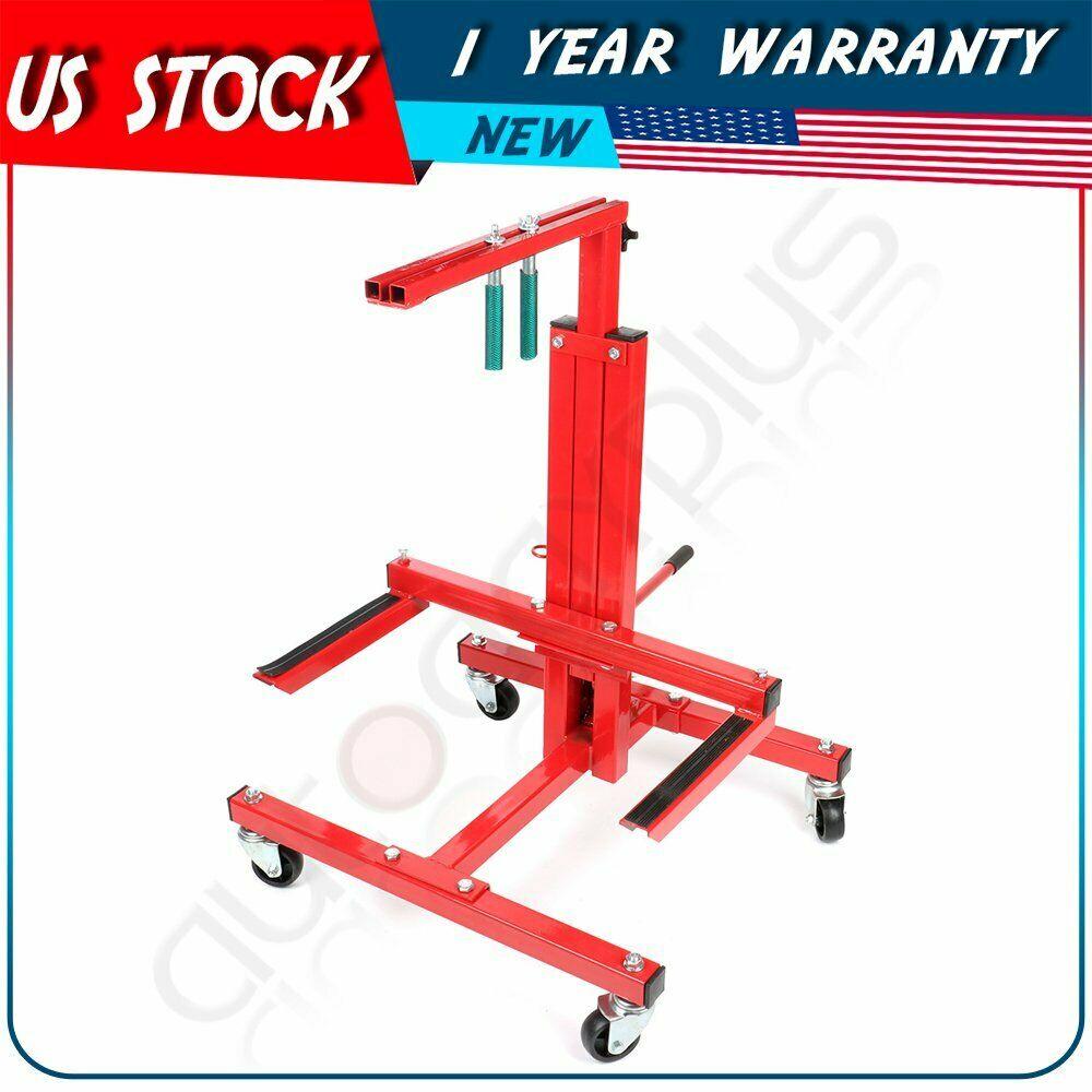 NEW  Autobody Mobile Rolling Door Bumper & Hydraulic Press Jack Stand Dolly