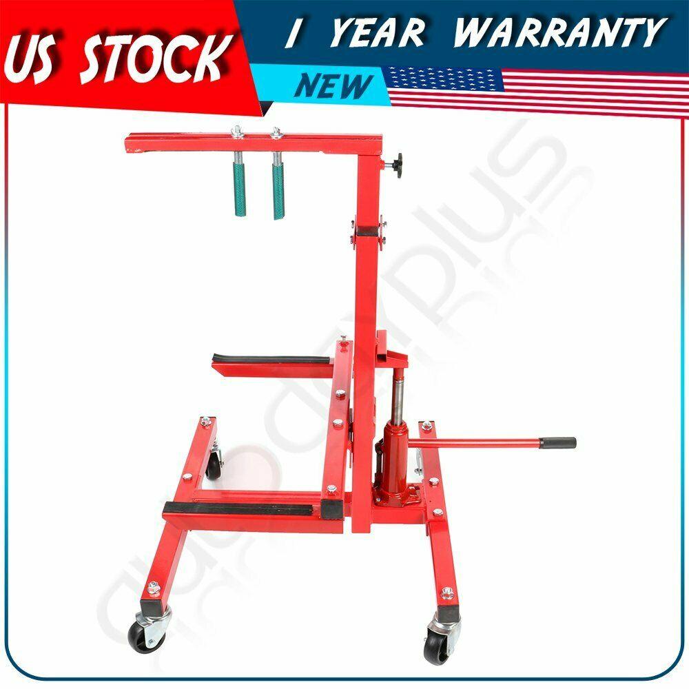 NEW  Autobody Mobile Rolling Door Bumper & Hydraulic Press Jack Stand Dolly