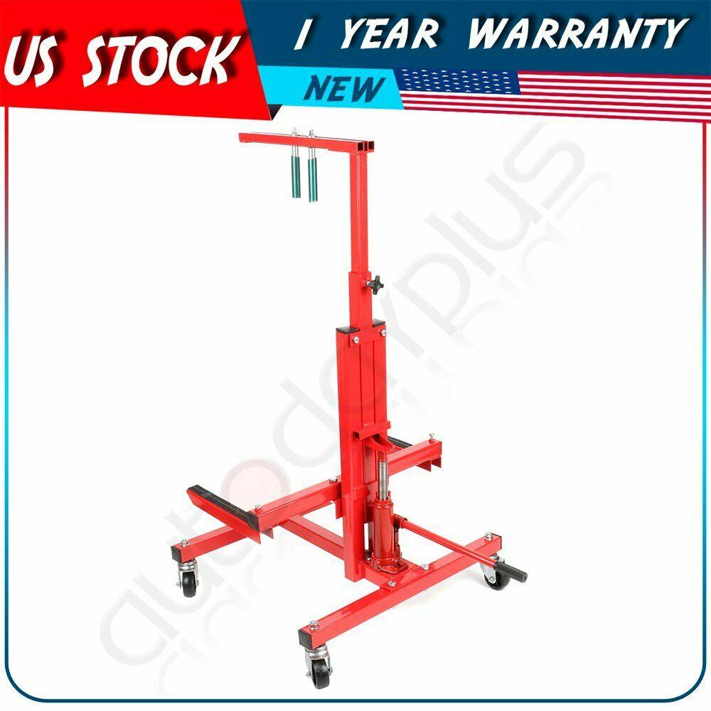 NEW  Autobody Mobile Rolling Door Bumper & Hydraulic Press Jack Stand Dolly