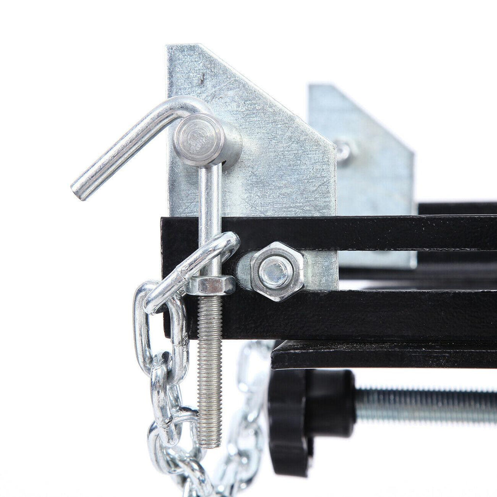 2 Stage 1100Lbs Hydraulic Transmission Jack w/ 360°Swivel Wheels Lift Hoist