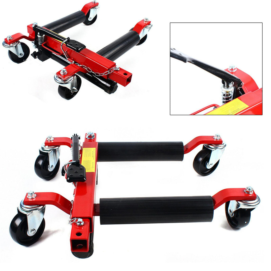 4400lb 2 Ton Hydraulic Positioning Car Wheel Dolly Jack Lift for Moving Vehicle