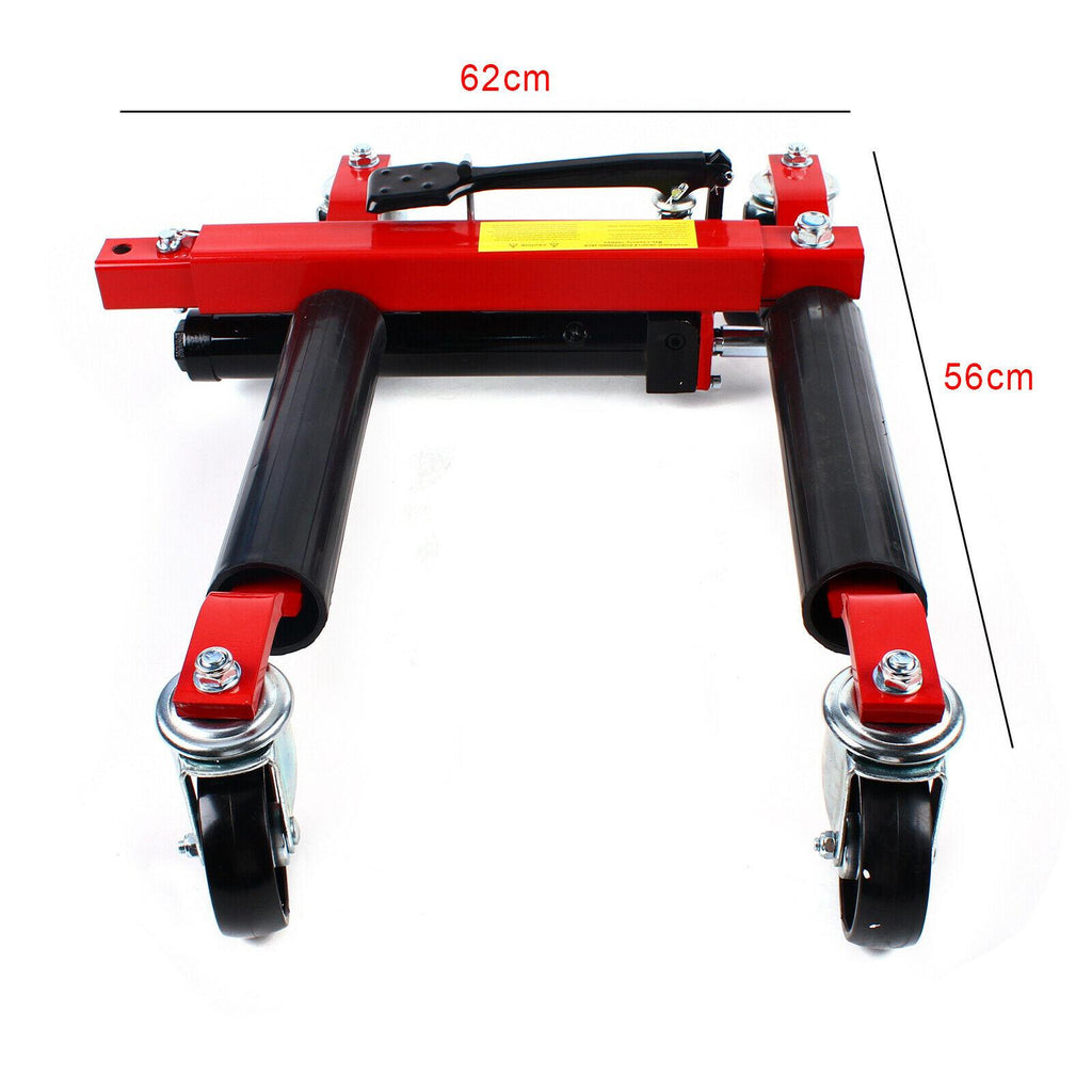 4400lb 2 Ton Hydraulic Positioning Car Wheel Dolly Jack Lift for Moving Vehicle