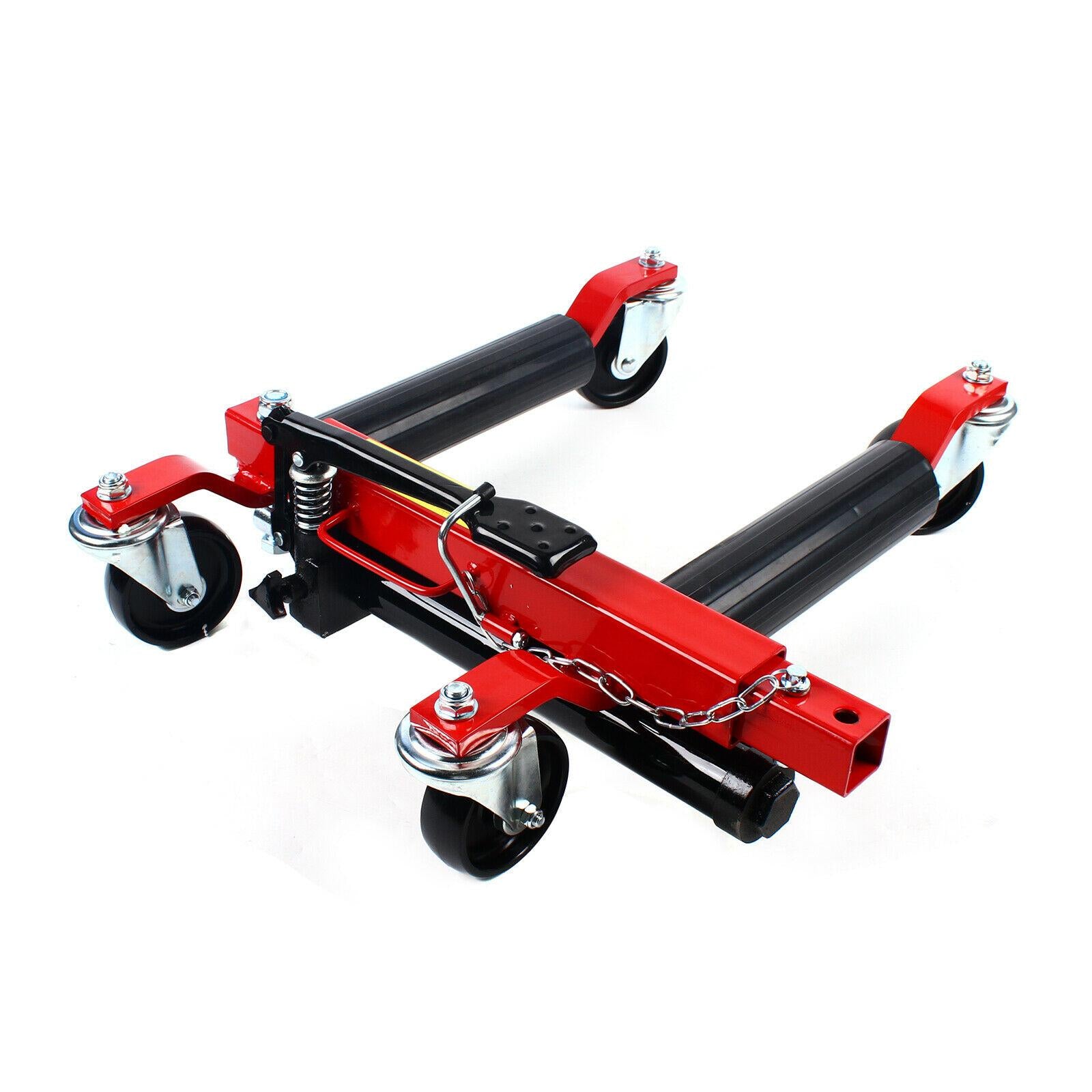 4400lb 2 Ton Hydraulic Positioning Car Wheel Dolly Jack Lift for Moving Vehicle